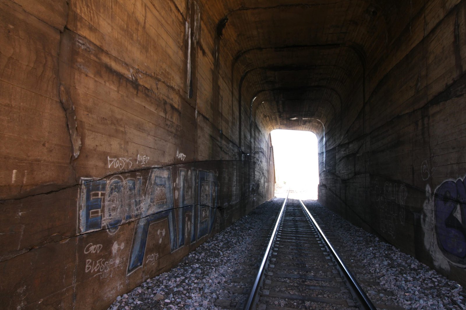 Under bridge